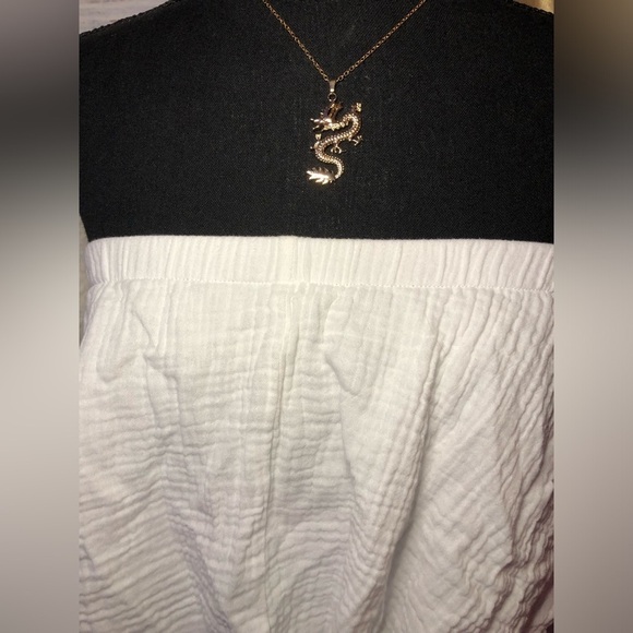 White Strapless Mini Dress NWOT size Large - Picture 16 of 16